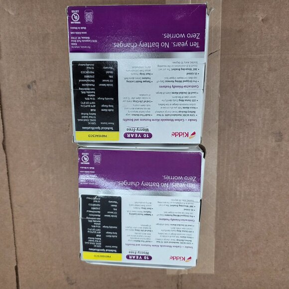 Kidde Hardwired Carbon Monoxide & Smoke Voice Alarm Battery Backup P4010ACSCO - Picture 4 of 11